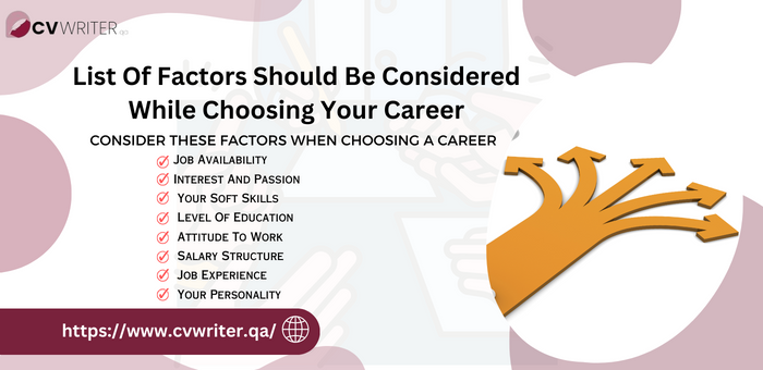 List Of Factors Should Be Considered While Choosing Your Career